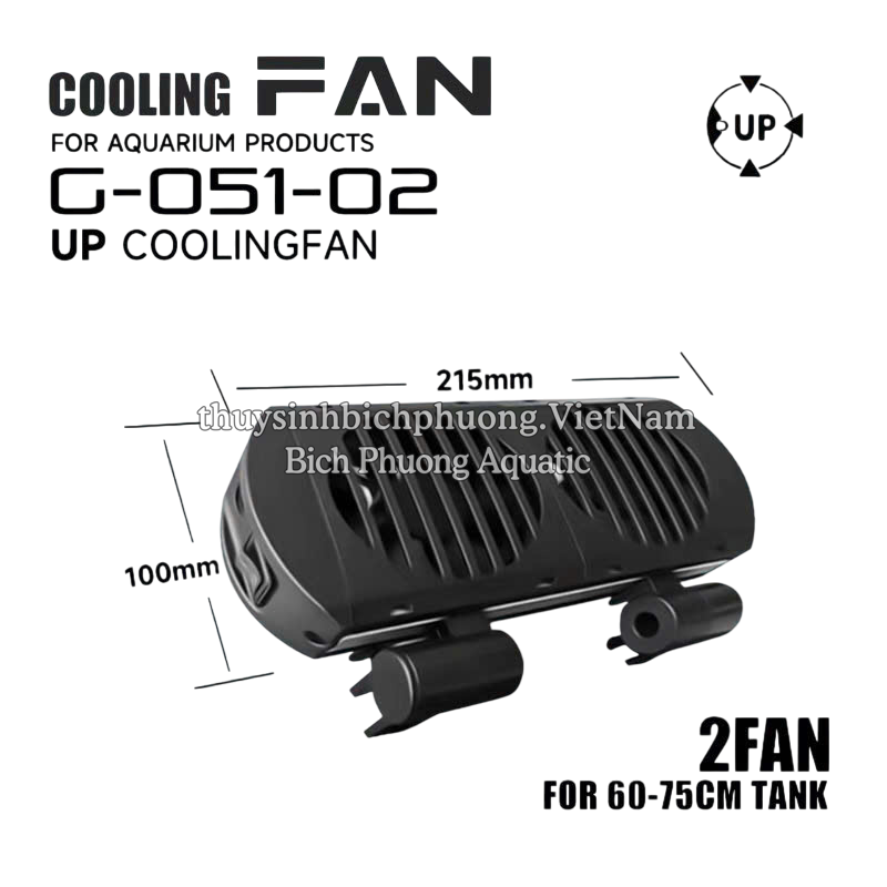 AQUA WORLD / UP AQUA COOLING FAN - QUẠT TẢN NHIỆT