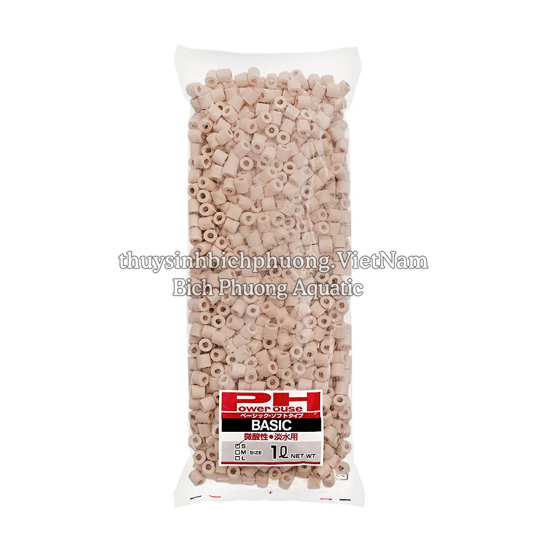POWER HOUSE BASIC SOFT TYPE S 1L – VẬT LIỆU LỌC SINH HỌC HỖ TRỢ GIẢM VÀ ỔN ĐỊNH PH CAO CẤP