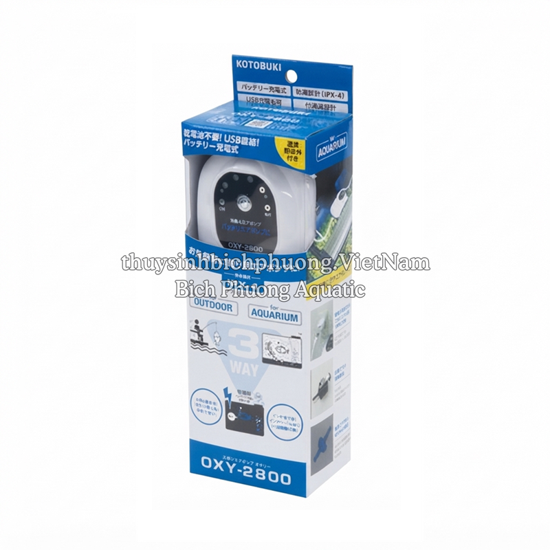 MÁY SỦI OXY TÍCH ĐIỆN KOTOBUKI OXY-2800