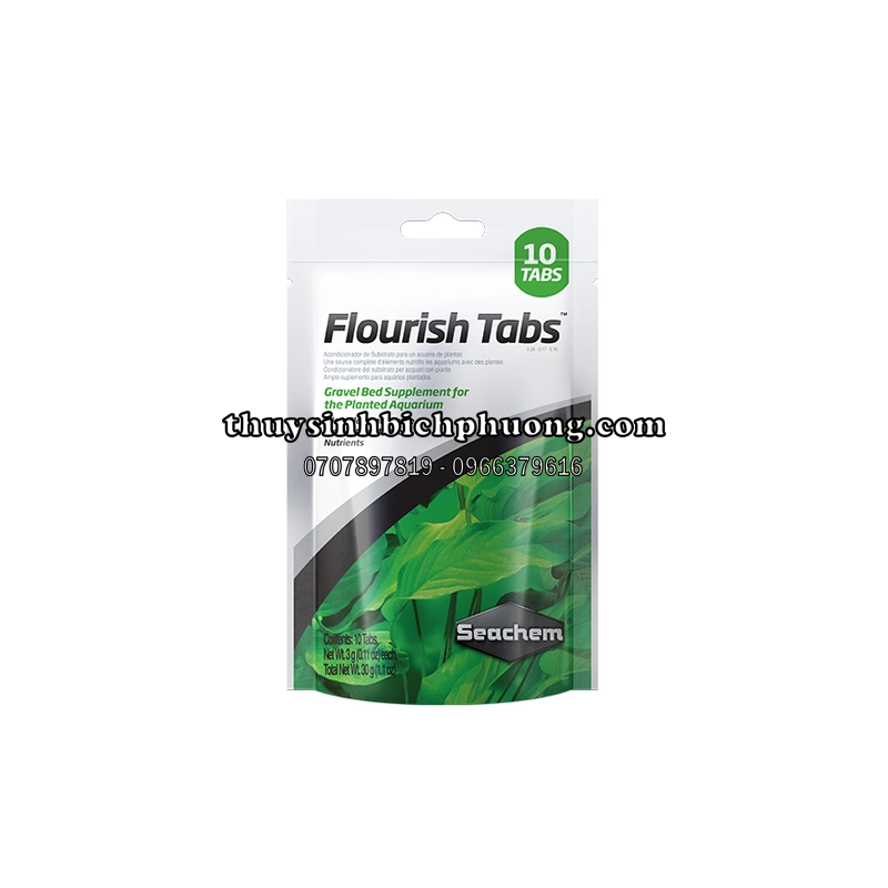 SEACHEM FLOURISH TABS - VIÊN NÉN PHÂN NHÉT BỔ SUNG DINH DƯỠNG