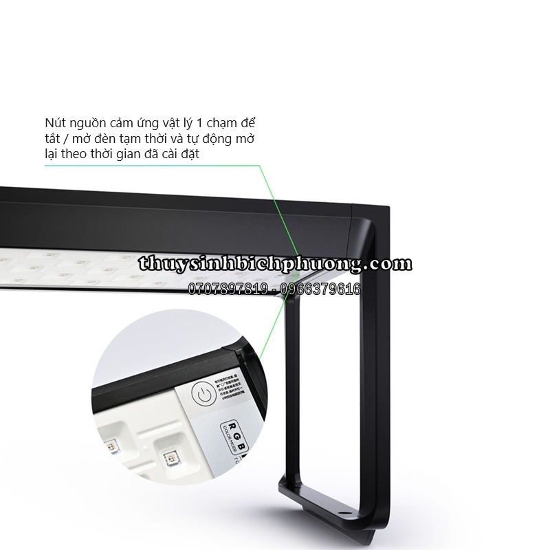 ĐÈN LED NETLEA RGBS 30CM|45CM|60CM|80CM|90CM|120CM | THUỶ SINH BÍCH PHƯƠNG