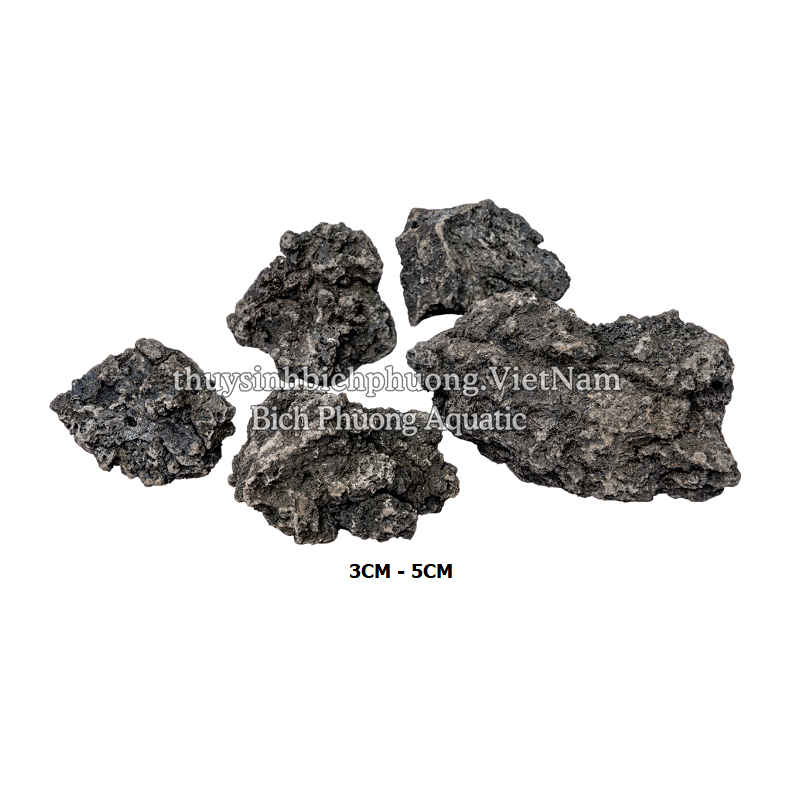ĐÁ ĐEN GIA LAI – ĐÁ TRANG TRÍ HỒ CÁ THỦY SINH, LÓT NỀN, DECOR