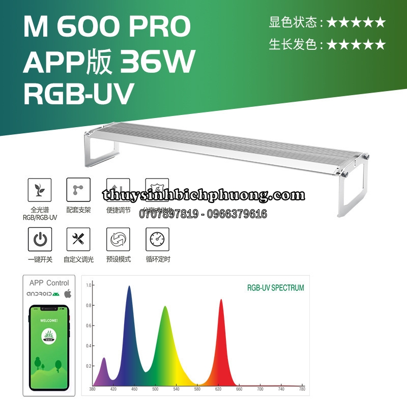 ĐÈN LED WEEK M SERIES (DIMMER / APP)