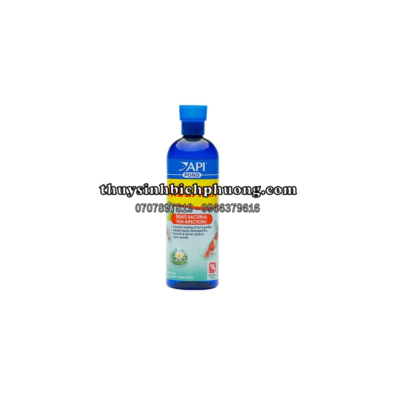 API POND MELAFIX - TRỊ NẤM, KHÁNG KHUẨN, PHÒNG BỆNH CHO CÁ CẢNH