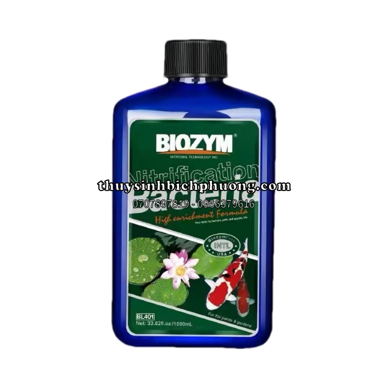 BIOZYM BACTERIA FOR KOI - VI SINH ĐẬM ĐẶC CHUYÊN DỤNG CHO HỒ CÁ KOI