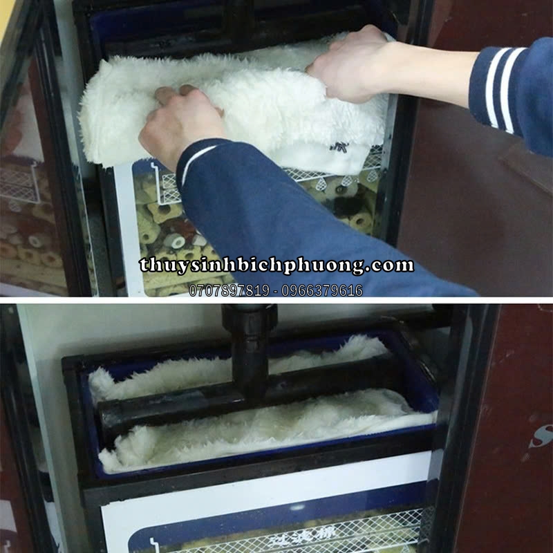 KHĂN LỌC, THẢM LỌC NƯỚC HỒ CÁ
