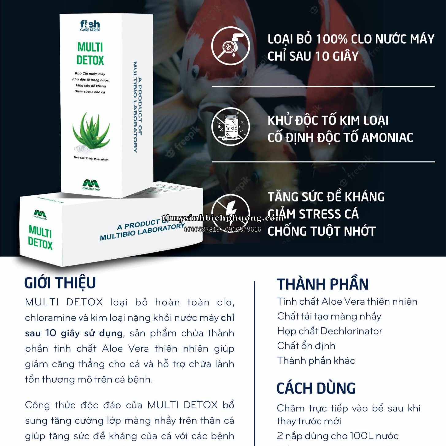 MULTI DETOX - KHỬ ĐỘC NƯỚC