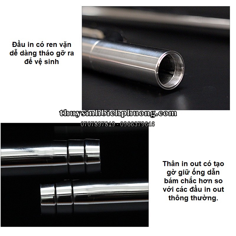 IN OUT INOX MUFAN CÓ LỌC VÁNG