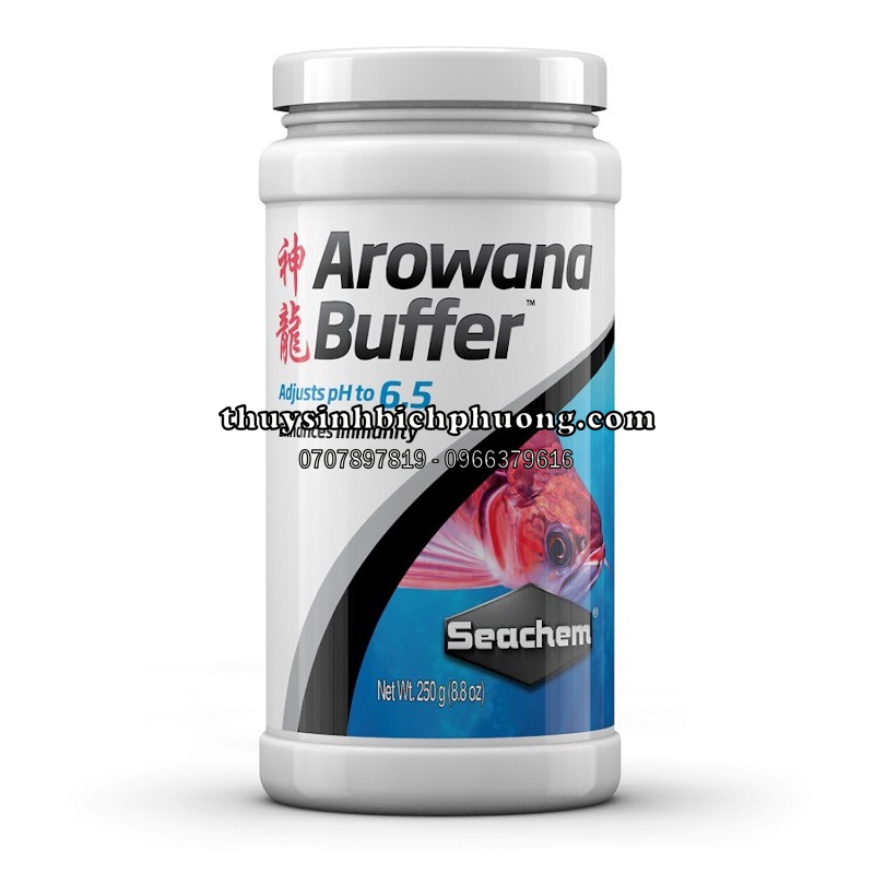 SEACHEM AROWANA BUFFER ỔN ĐỊNH PH 6.5 CHUYÊN DỤNG CHO HỒ CÁ RỒNG