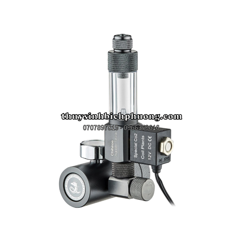 CHIHIROS CO2 REGULATOR MATE - VAN ĐIỆN TINH CHỈNH CO2 (TẶNG KÈM ĐẾM GIỌT)