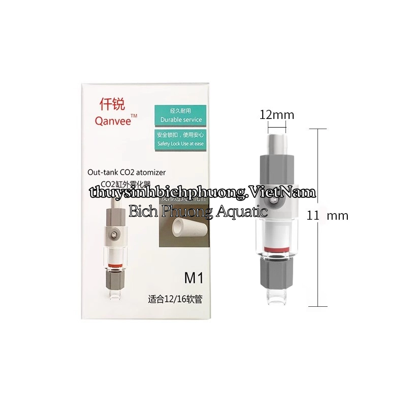 QANVEE M1 M2 CERAMIC - TRỘN CO2 SIÊU MỊN