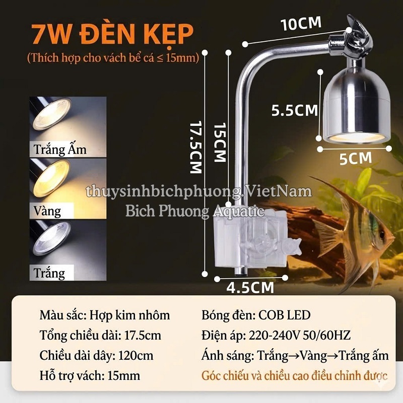 ĐÈN COB RỌI NHÔM XINMA 5W – 7W 3 CHẾ ĐỘ MÀU