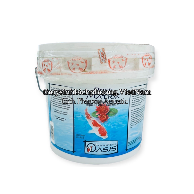 SEACHEM POND MATRIX 4L - VẬT LIỆU LỌC NƯỚC CAO CẤP