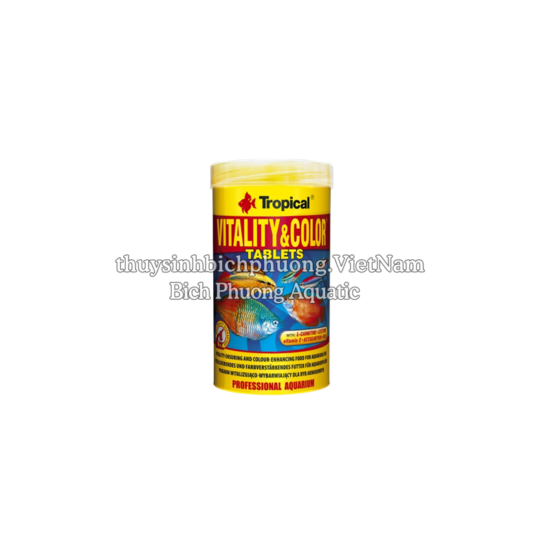VITALITY & COLOR TABLETS – THỨC ĂN TĂNG MÀU & TĂNG TRƯỞNG CHO CÁ CẢNH