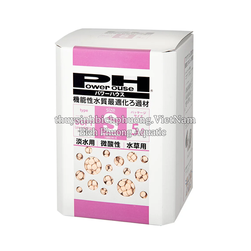 POWER HOUSE SOFT TYPE SIZE S - VẬT LIỆU LỌC GIẢM pH CAO CẤP