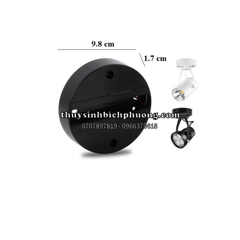 ĐẾ ĐÈN RỌI RAY ĐƠN - PHỤ KIỆN ĐẾ LẮP NỔI ĐÈN RỌI