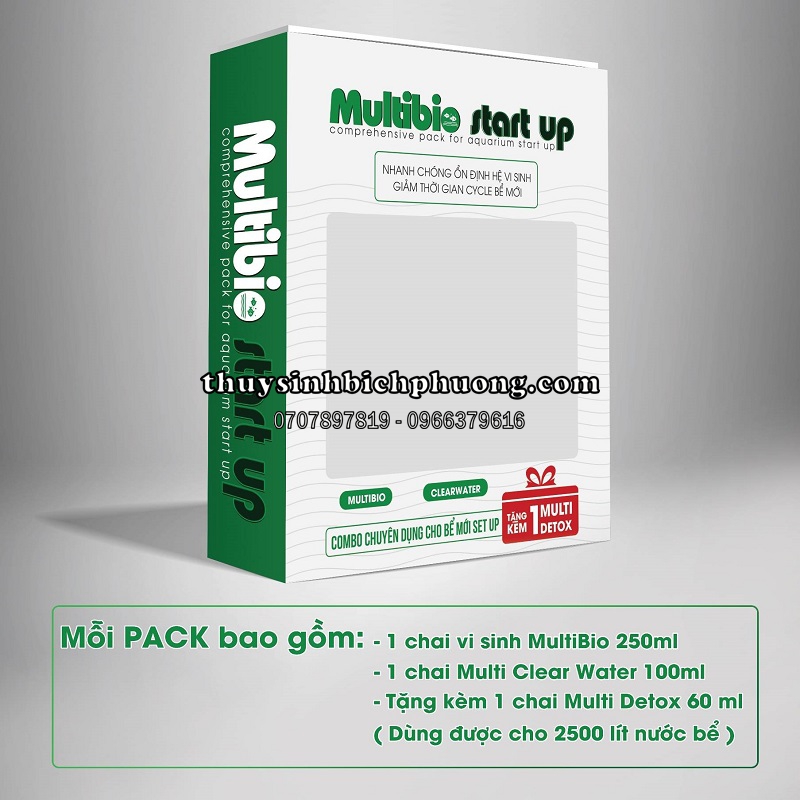 MULTIBIO START UP - COMBO CHUYÊN DỤNG CHO BỂ MỚI SETUP