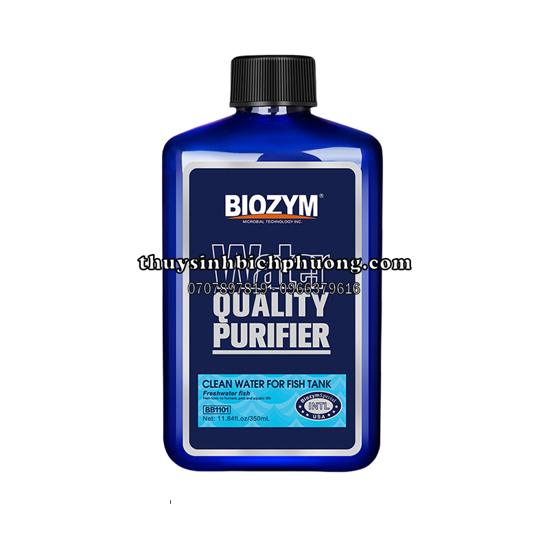 BIOZYM WATER QUALITY PURIFIER - TRỊ TẢO NƯỚC XANH, LÀM TRONG NƯỚC HỒ CÁ THỦY SINH