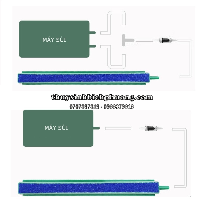 THANH SỦI OXY CHO BỂ CÁ THỦY SINH