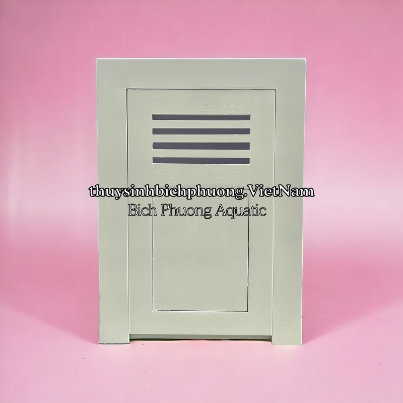 CHÂN TỦ GỖ SỒI TỰ NHIÊN MÀU TRẮNG - AQUARIUM WOOD CABINET