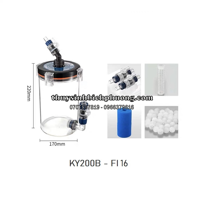 LỌC PHỤ MARINE KY200B | KY240B TRONG SUỐT