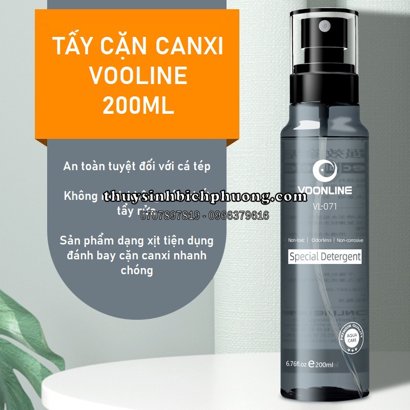 TẨY CẶN CANXI VOONLINE GLASS CARE