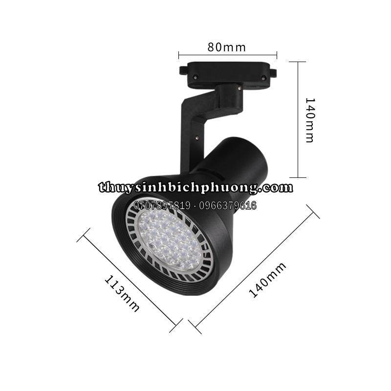ĐÈN LED RAY - ĐÈN RỌI BÁN CẠN OSRAM 45W ÁNH SÁNG TRẮNG | VÀNG ẤM| VÀNG TRUNG TÍNH (CHÓA XP)
