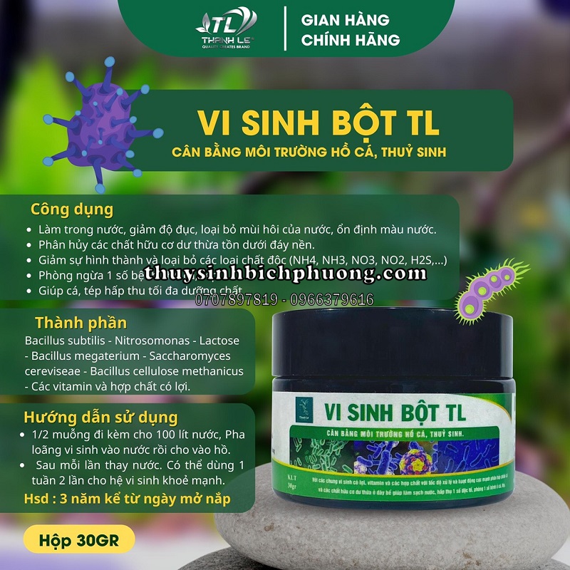 VI SINH BỘT TL - LÀM TRONG NƯỚC