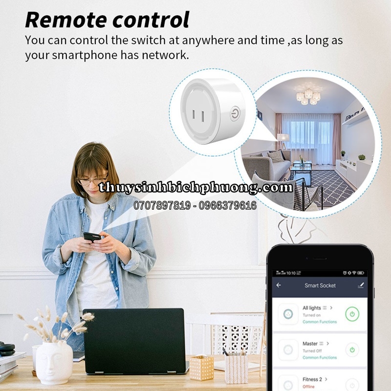 TIMER | Ổ CẮM HẸN GIỜ WIFI THÔNG MINH SỬ DỤNG APP SMART LIFE