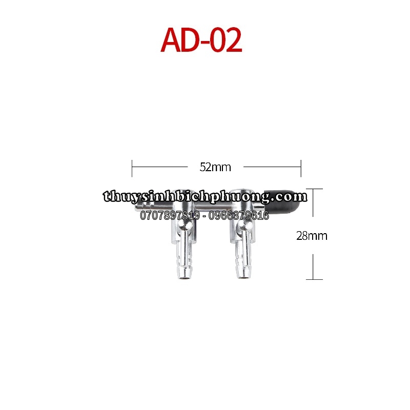 VAN CHIA OXY INOX CÓ KHÓA ĐIỀU TIẾT OXY PHI 4-5-6