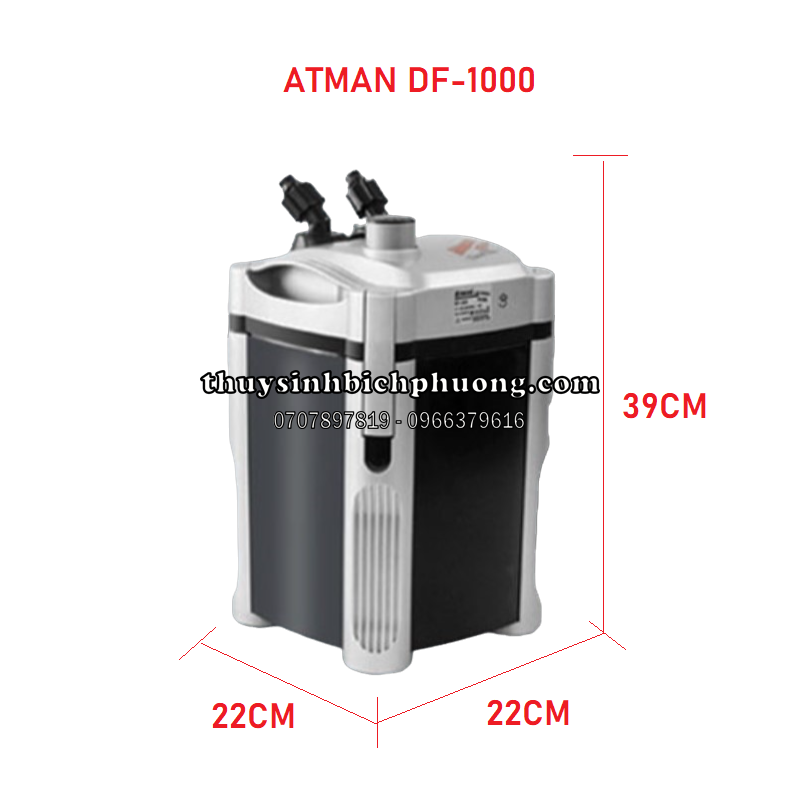 ATMAN DF-500 | 700 | 1000 | 1300 - LỌC THÙNG HỒ CÁ THỦY SINH