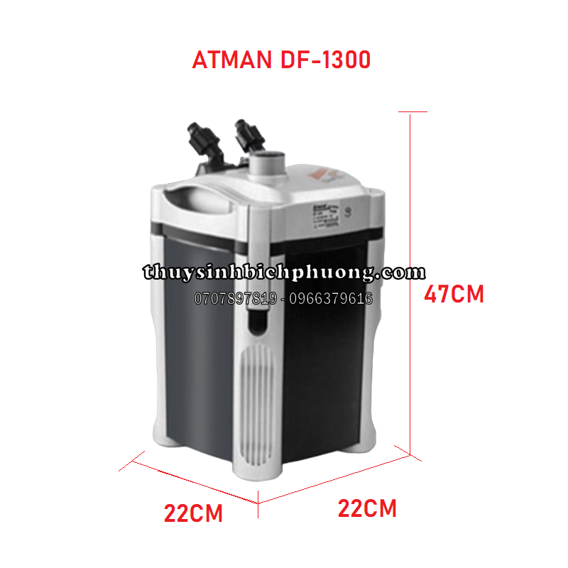 ATMAN DF-500 | 700 | 1000 | 1300 - LỌC THÙNG HỒ CÁ THỦY SINH