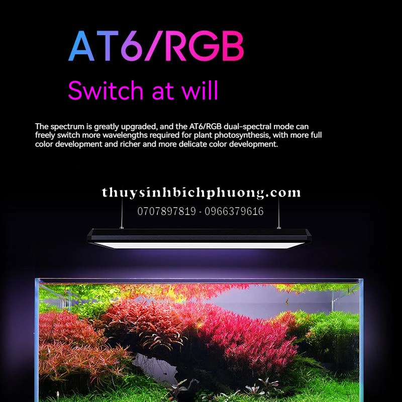 ĐÈN LED NETLEA AT6 PRO - NL 7160P CAO CẤP | THUỶ SINH BÍCH PHƯƠNG