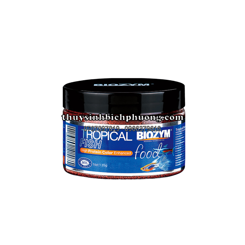 BIOZYM TROPICAL FISH FOOD - THỨC ĂN HẠT NỔI CHO CÁ CẢNH