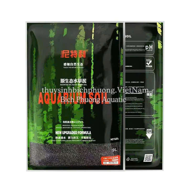 PHÂN NỀN NETLEA NEW UPGRADED FORMULA 9L - ĐẤT NỀN TRỒNG CÂY THỦY SINH CAO CẤP