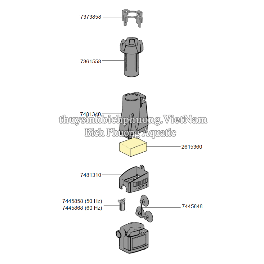 EHEIM FLOAT INSERT 7373858 – NẮP CHẶN PHAO LỌC MẶT CHO EHEIM SKIM 350