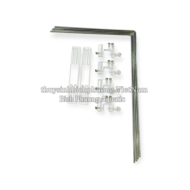 BỘ CHÂN NÂNG ĐÈN INOX – KẸP ACRYLIC CNC ĐA NĂNG