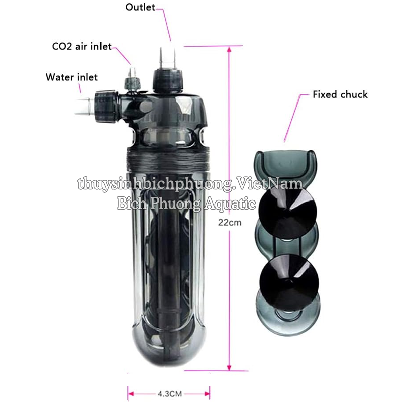 TRỘN CO₂ CÁNH QUẠT ISTA EXTERNAL REACTOR