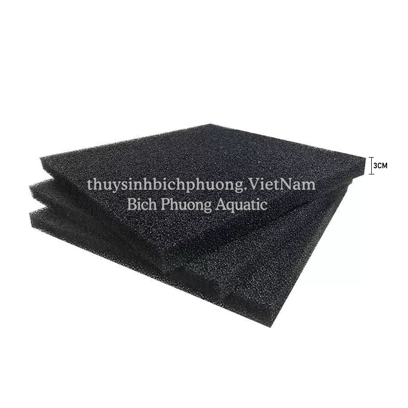 BLACK FILTER FOAM - MÚT ĐEN LỌC NƯỚC