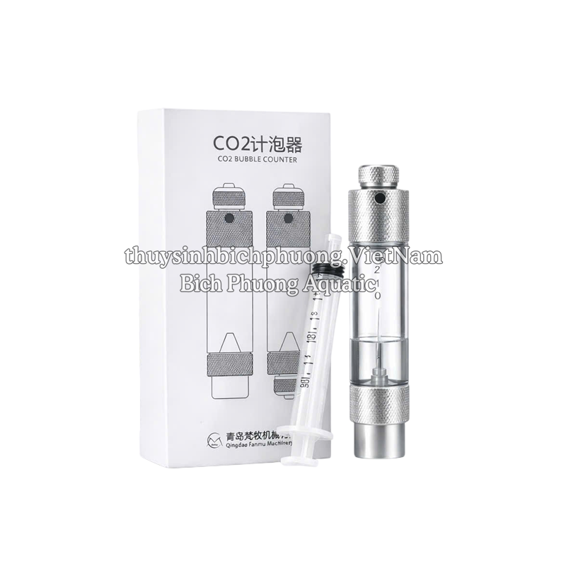 ĐẾM GIỌT CO2 VER2 – LỖ CHÂM NƯỚC VAN 1 CHIỀU (KÈM XI LANH)