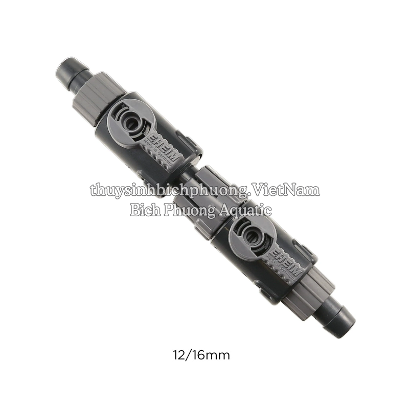 EHEIM DOUBLE TAP VALVE WITH QUICK (9MM, 12MM, 16MM) - VAN KHÓA ĐÔI NGẮT NƯỚC NHANH