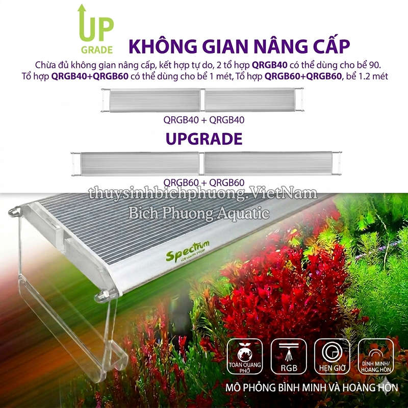 WYIN SPECTRUM RGB LED LIGHT - ĐÈN LED THỦY SINH CAO CẤP
