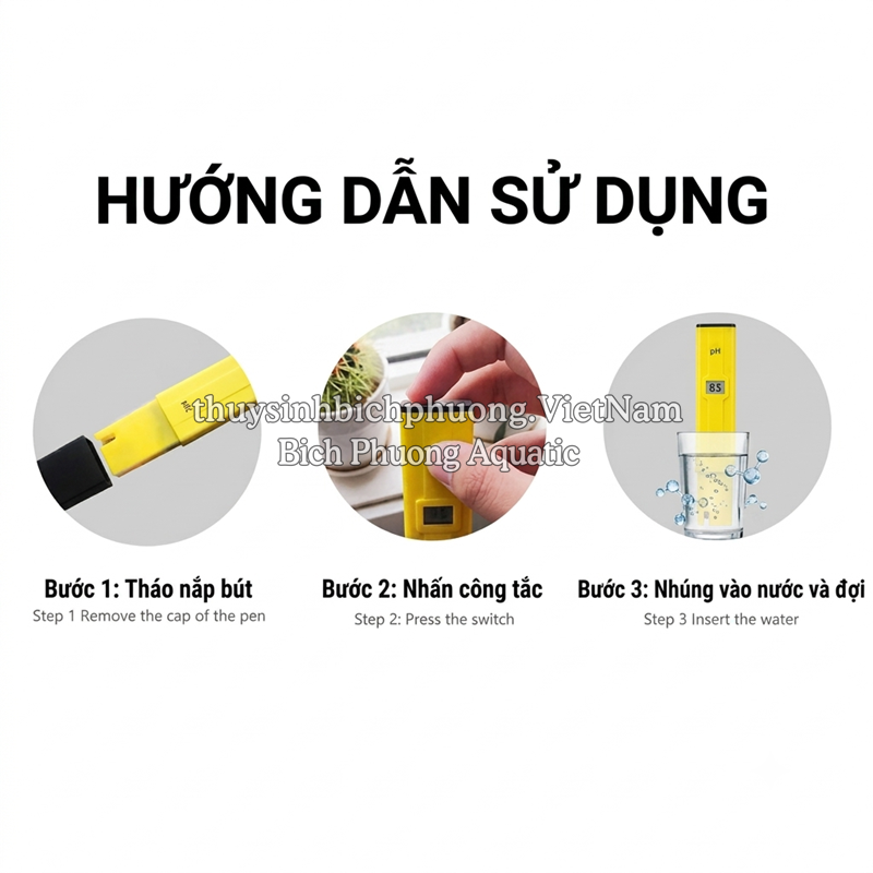 BÚT ĐO PH NƯỚC ATC THẾ HỆ MỚI (MÀU VÀNG ĐEN) – THIẾT KẾ NÂNG CẤP, ĐO SIÊU NHANH, CHÍNH XÁC VƯỢT TRỘI