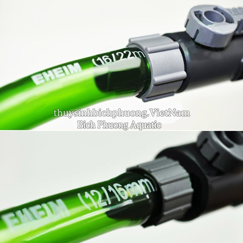 EHEIM DOUBLE TAP VALVE WITH QUICK (9MM, 12MM, 16MM) - VAN KHÓA ĐÔI NGẮT NƯỚC NHANH