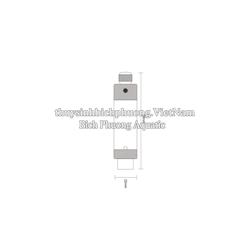 ĐẾM GIỌT CO2 VER2 – LỖ CHÂM NƯỚC VAN 1 CHIỀU (KÈM XI LANH)