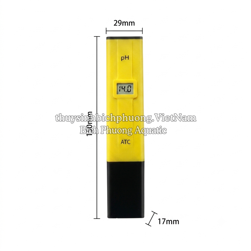 BÚT ĐO PH NƯỚC ATC THẾ HỆ MỚI (MÀU VÀNG ĐEN) – THIẾT KẾ NÂNG CẤP, ĐO SIÊU NHANH, CHÍNH XÁC VƯỢT TRỘI