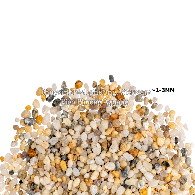 SỎI SUỐI MIX MÀU TỰ NHIÊN - MIXED COLOR RIVER GRAVEL