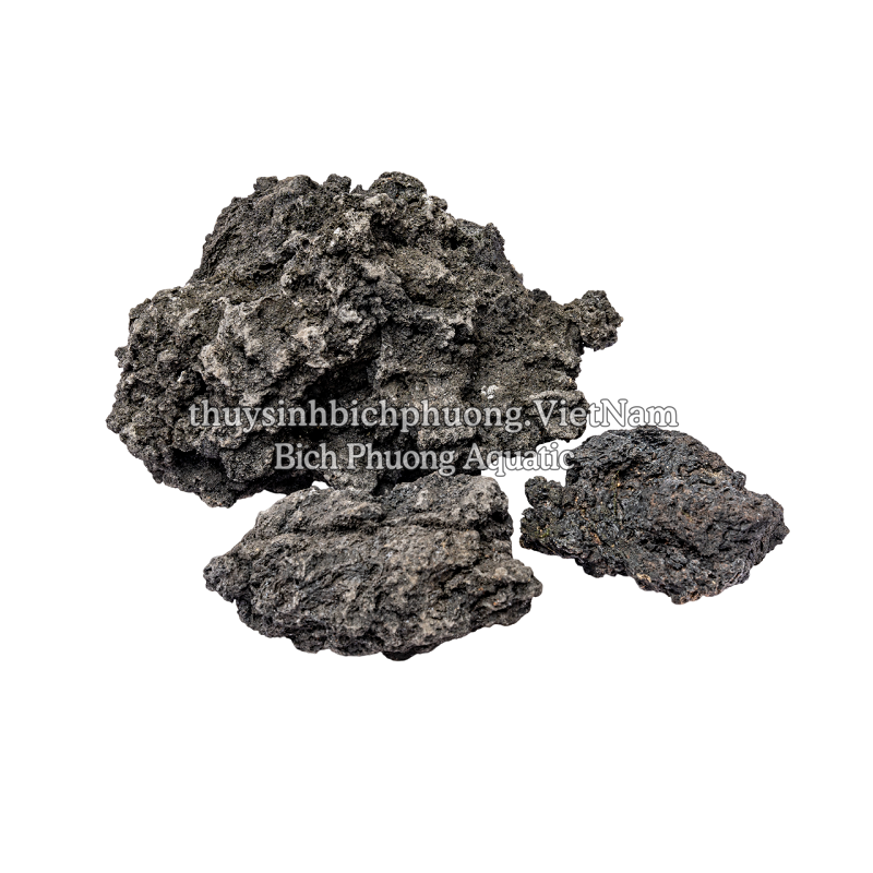 ĐÁ ĐEN GIA LAI – ĐÁ TRANG TRÍ HỒ CÁ THỦY SINH, LÓT NỀN, DECOR