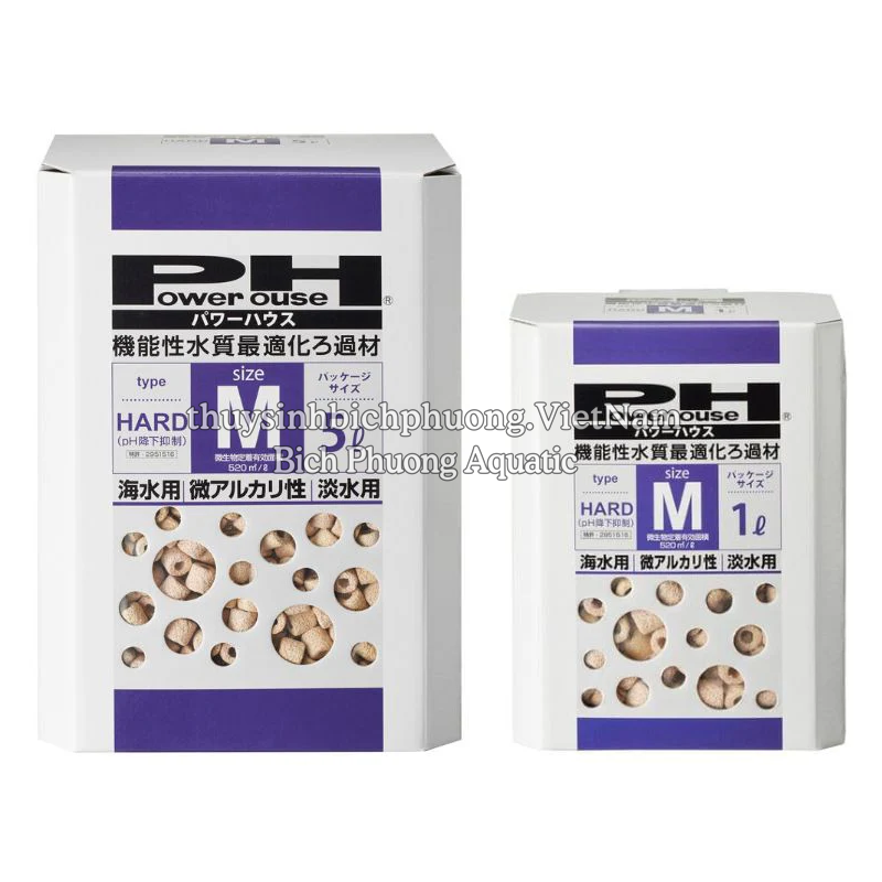 POWER HOUSE HARD TYPE SIZE M - VẬT LIỆU TĂNG pH CAO CẤP
