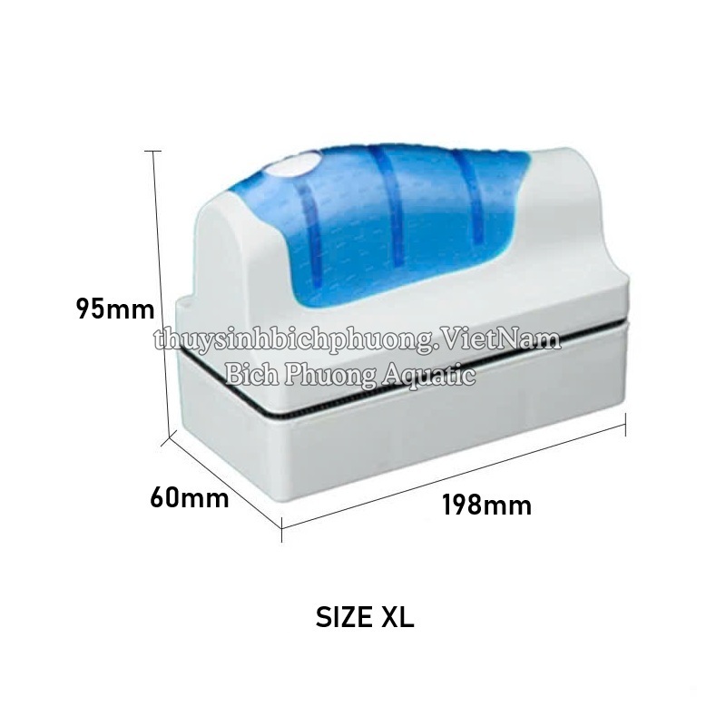 NAM CHÂM CHÙI KÍNH HỒ CÁ – ĐỦ SIZE – LÀM SẠCH KÍNH NHANH, KHÔNG ƯỚT TAY